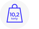 Wytrzymalosc statyczna opakowania max 102 tony nacisku